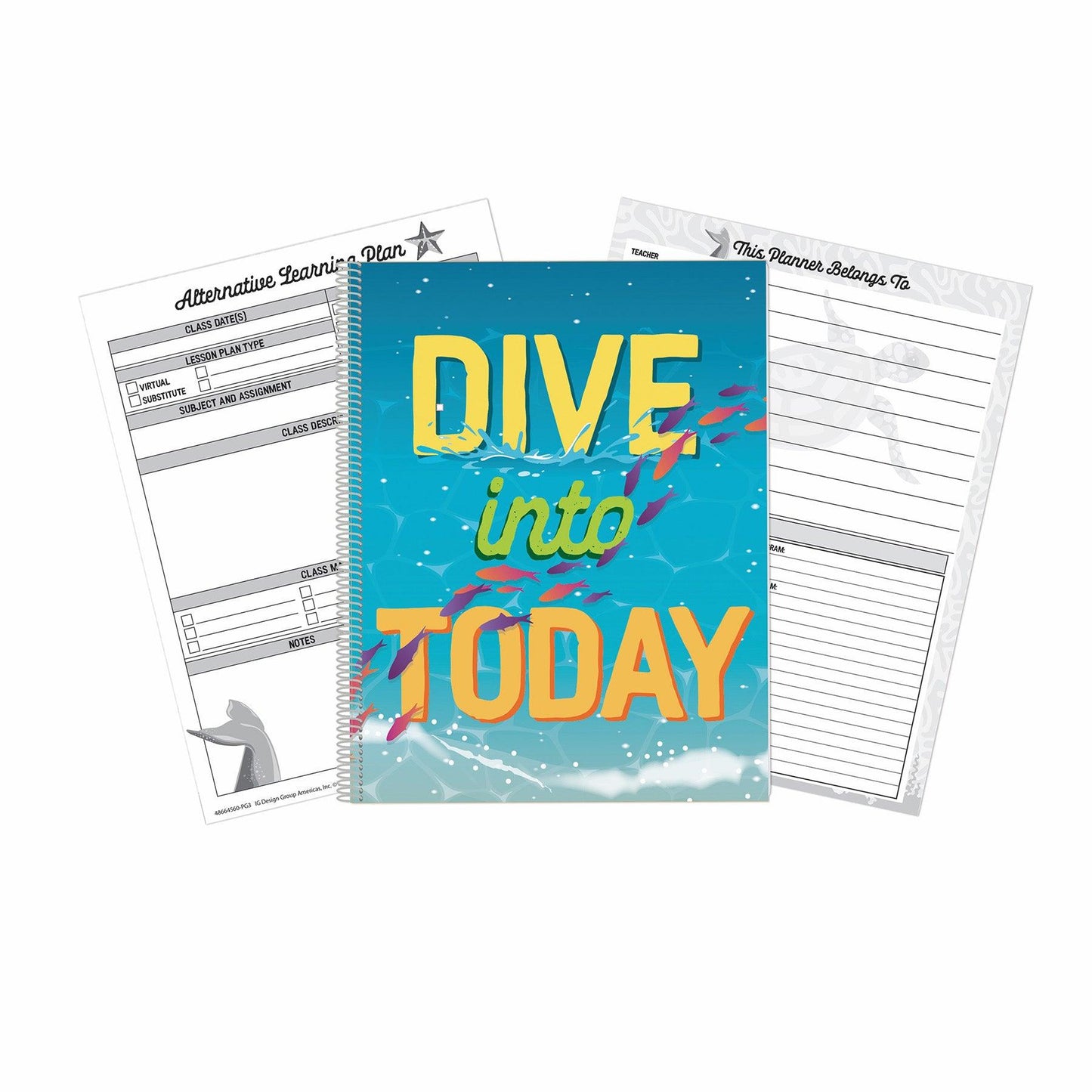 Seas the Day Lesson Plan & Record Books, Pack of 2 - Loomini