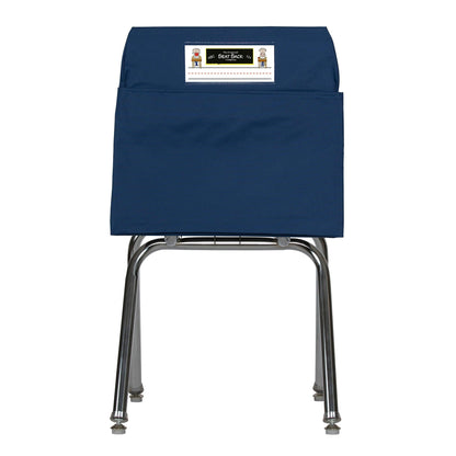Seat Sack, Medium, 15 inch, Chair Pocket, Blue, Pack of 2 - Loomini