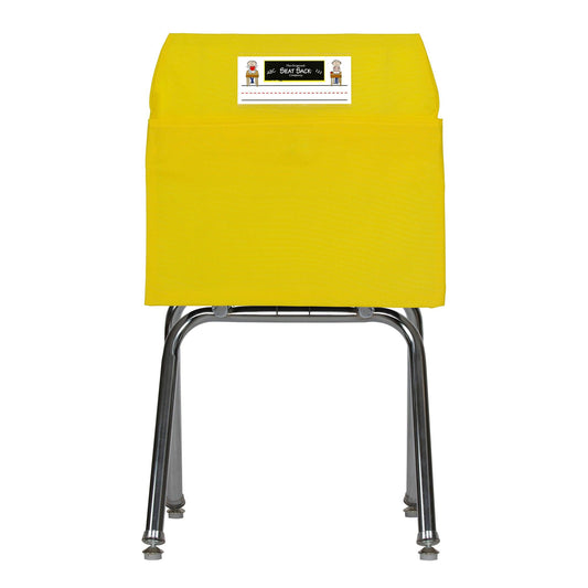 Seat Sack, Small, 12 inch, Chair Pocket, Yellow - Loomini