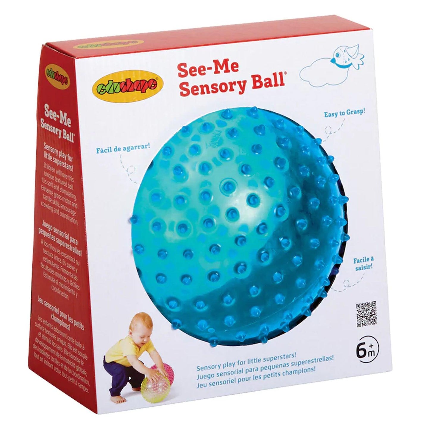 See-Me Sensory Ball, 7", Single - Loomini