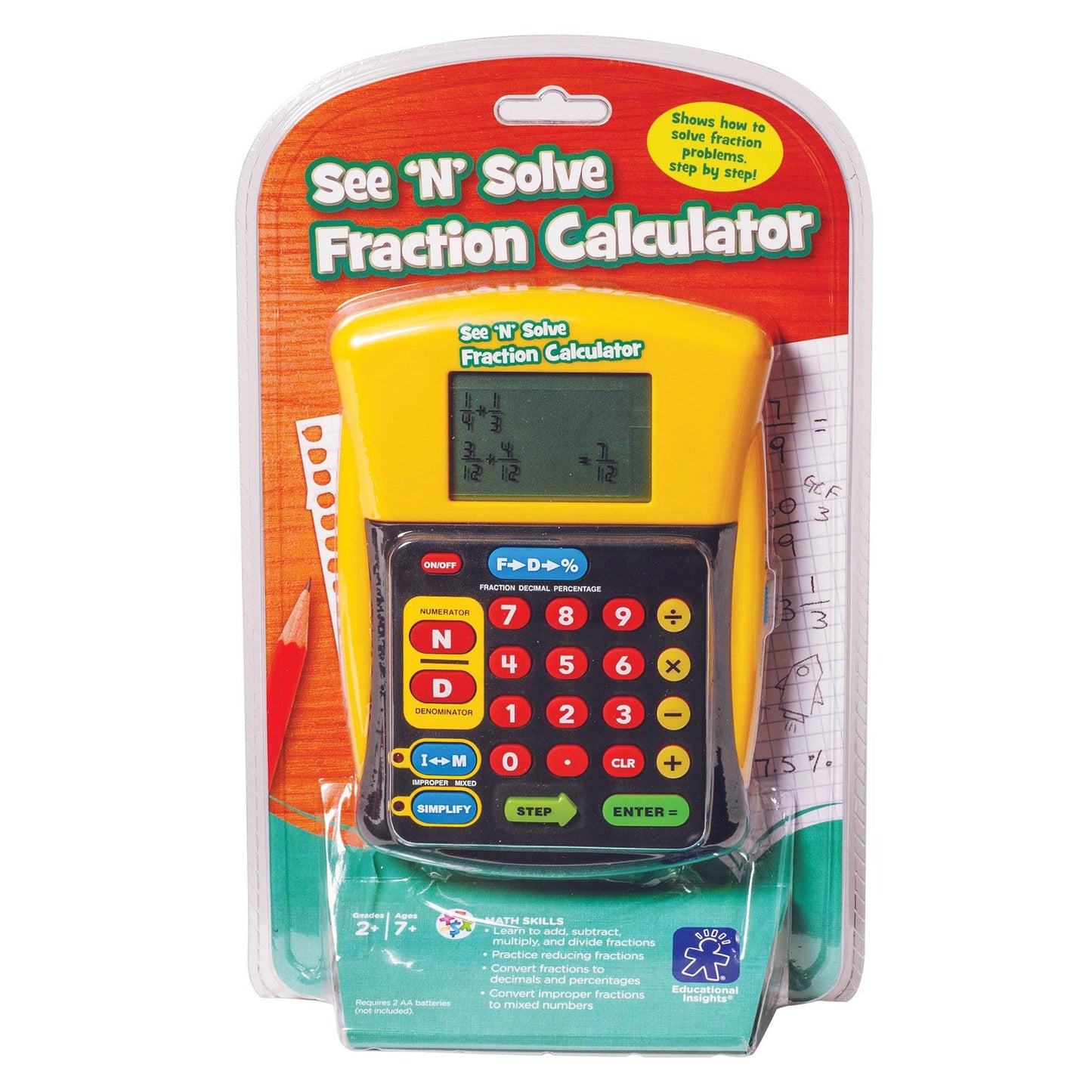 See 'N' Solve Fraction Calculator - Loomini