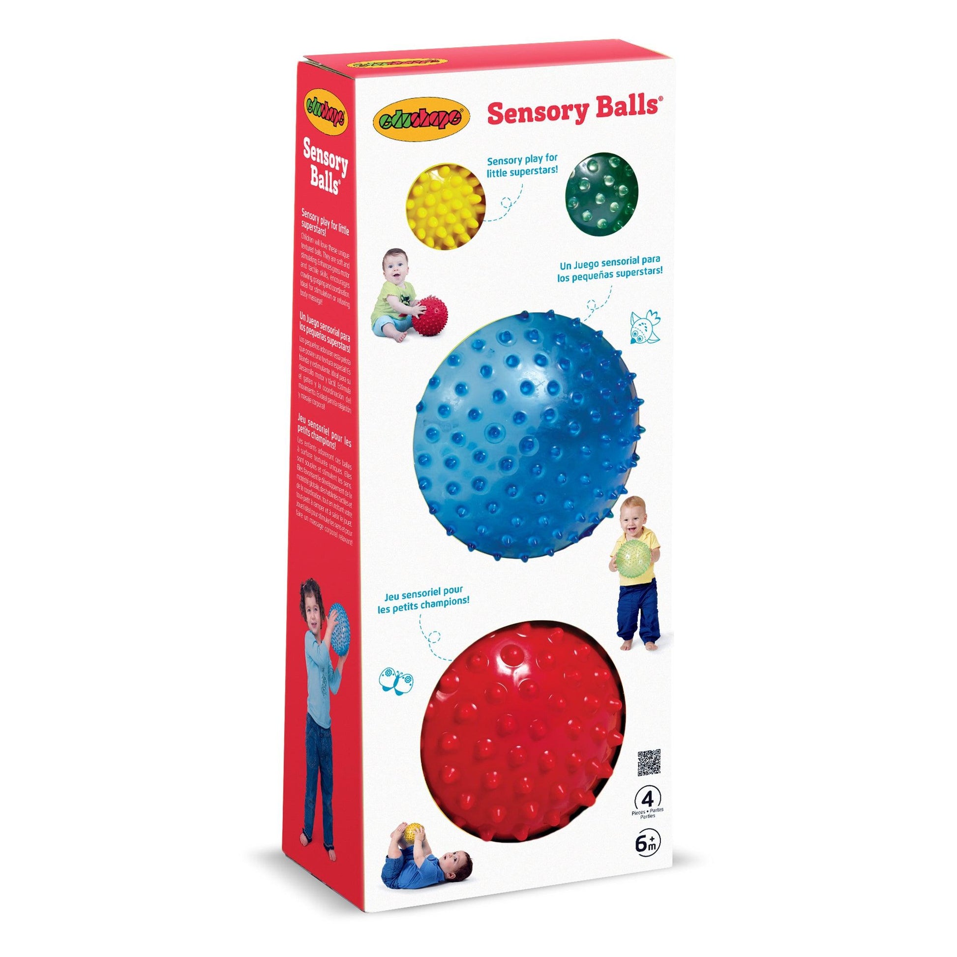 Sensory Ball Mega Pack, Pack of 4 - Loomini