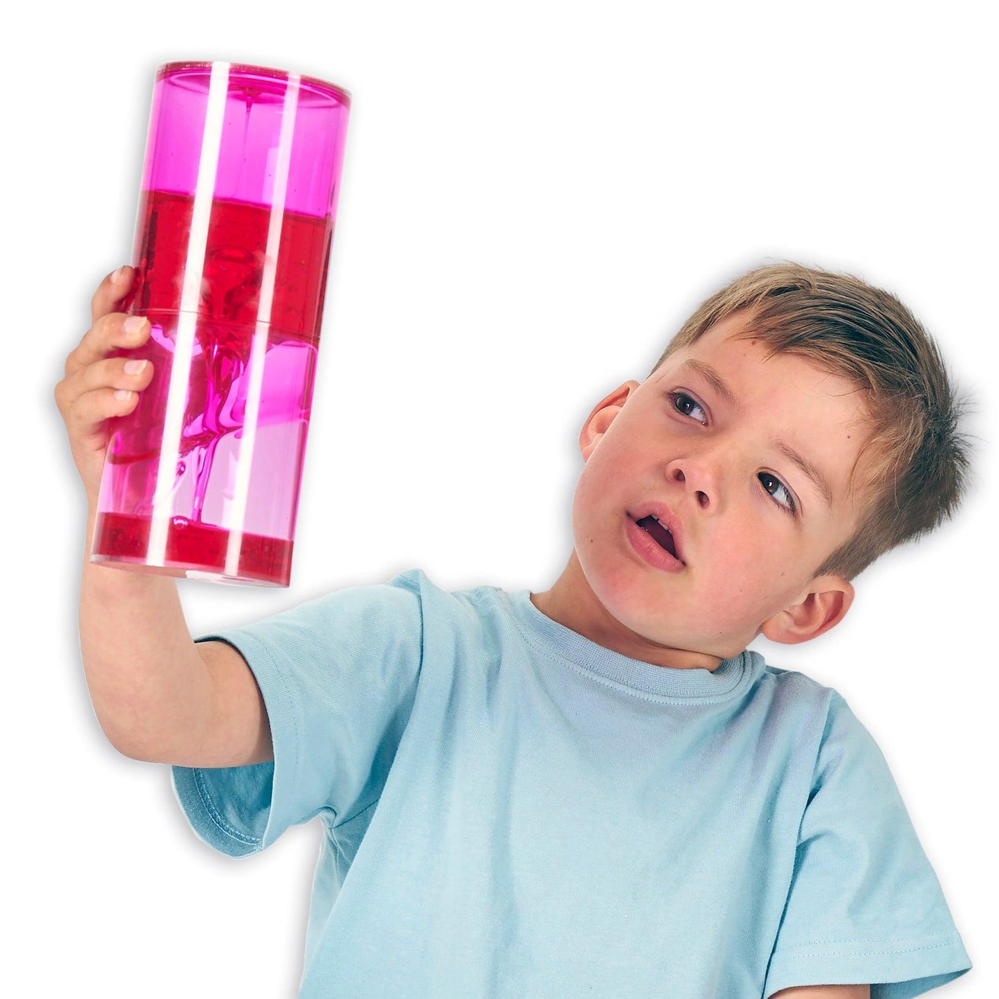 Sensory Jumbo Ooze Tube - Large Liquid Timer - - 8" High - Loomini