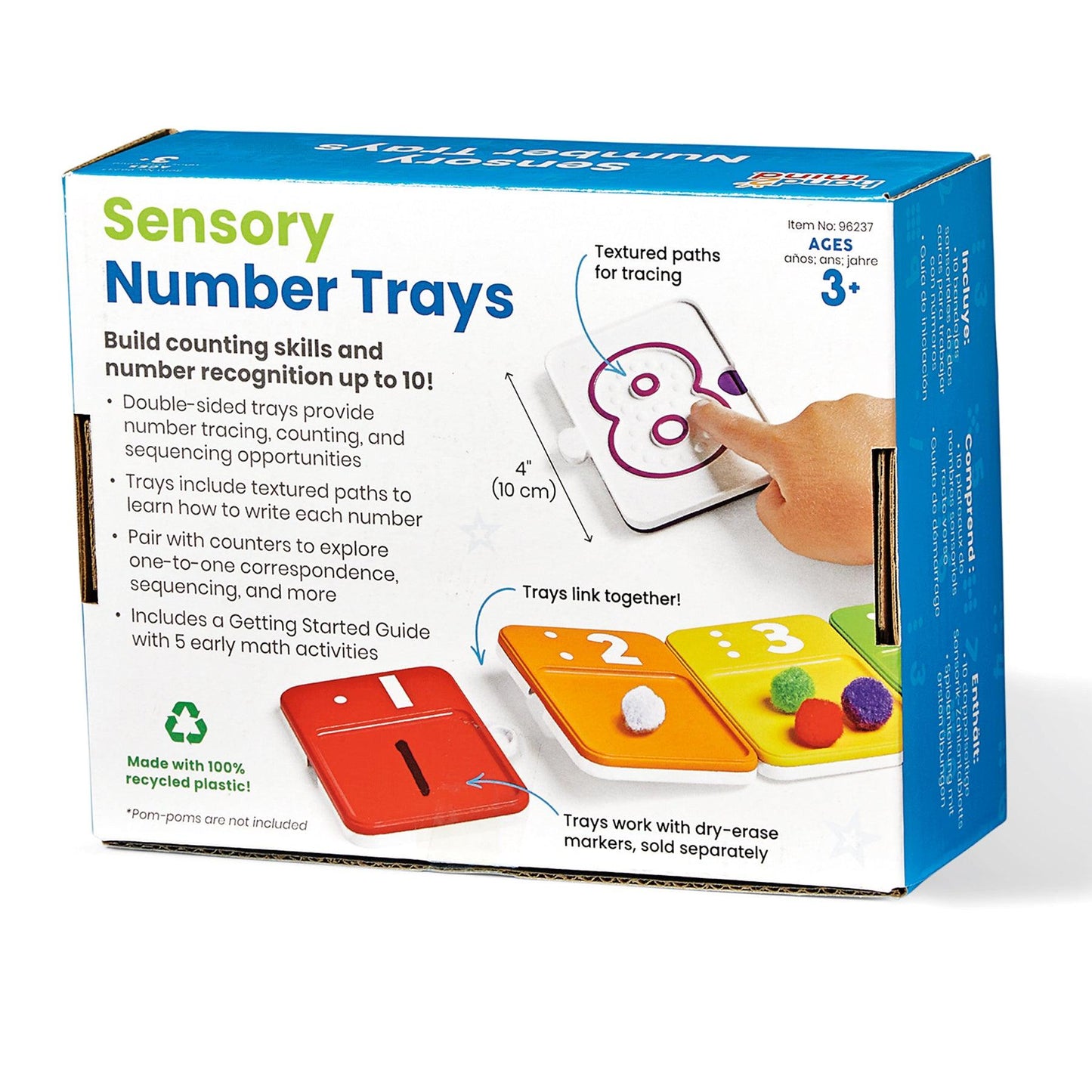 Sensory Number Trays - Loomini