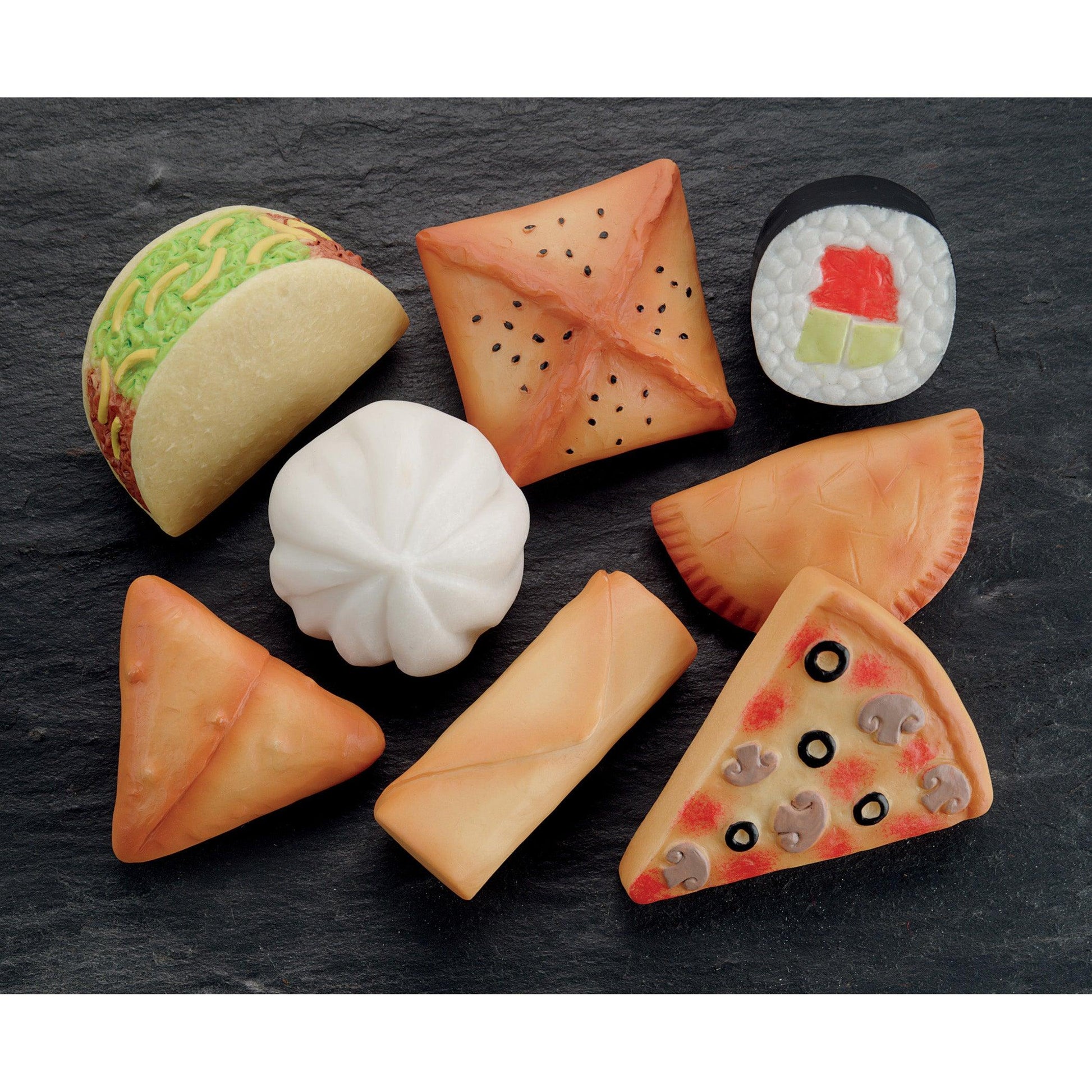 Sensory Play Stones, Foods of the World - Loomini