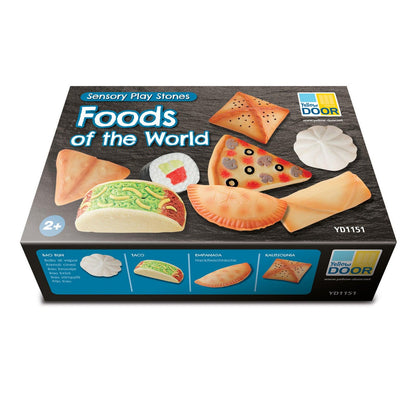 Sensory Play Stones, Foods of the World - Loomini