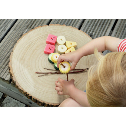 Sensory Play Stones, Threading Kebabs - Loomini