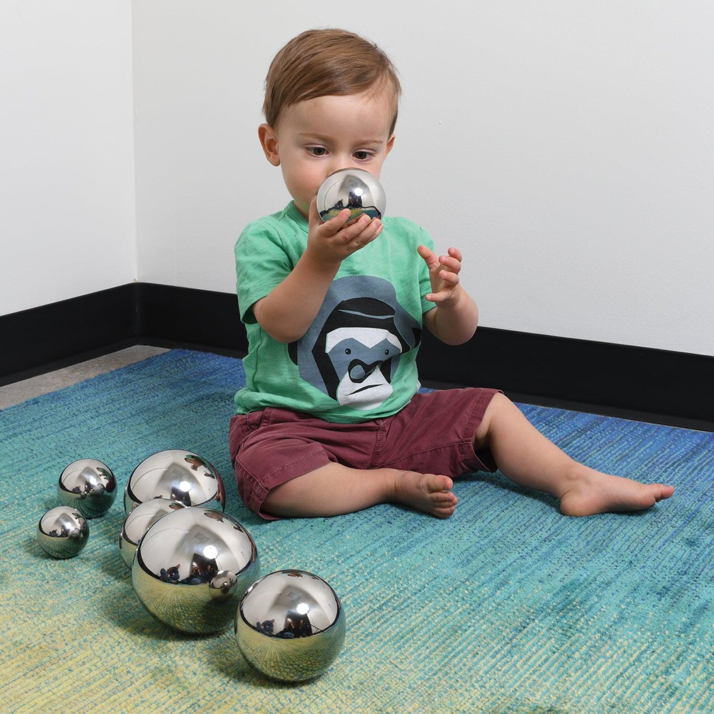 Sensory Reflective Sound Balls - Set of 7 - Loomini