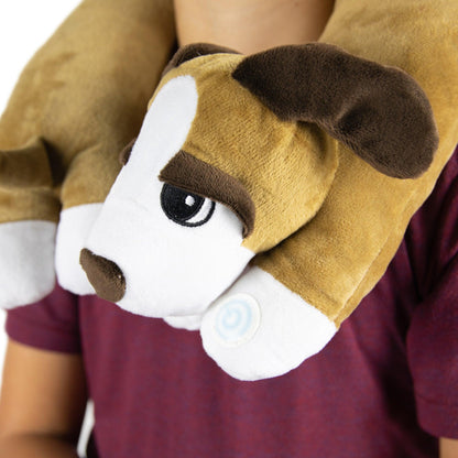 Sensory Vibrating Neck Pillow - Puppy - Loomini