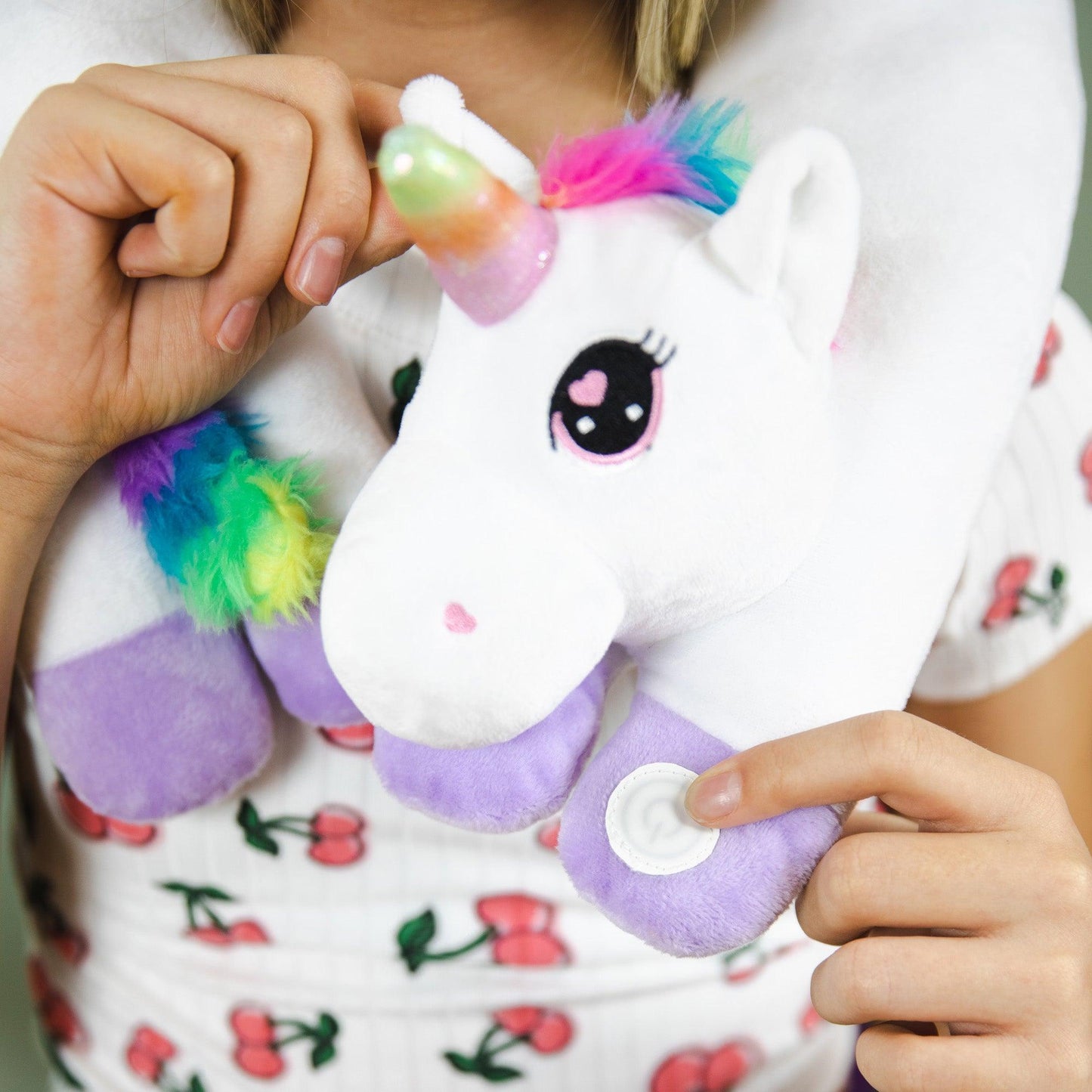 Sensory Vibrating Neck Pillow - Unicorn - Loomini