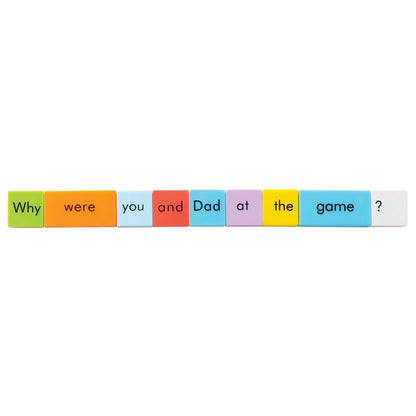Sentence-Building Dominoes, 228 Pieces - Loomini