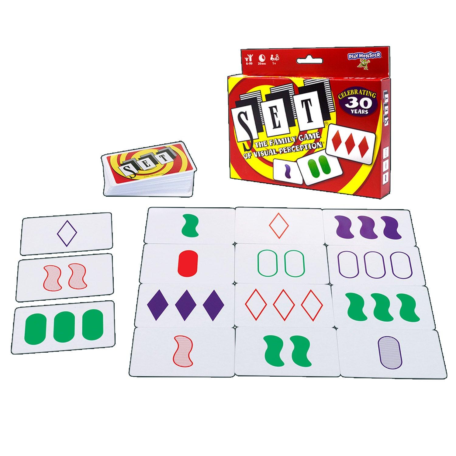 SET® The Family Game of Visual Perception®, Pack of 2 - Loomini