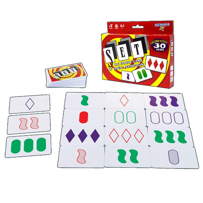 SET® The Family Game of Visual Perception®, Pack of 2 - Loomini