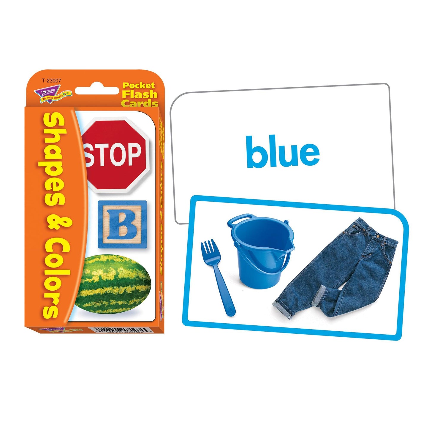 Shapes & Colors Pocket Flash Cards, 6 Packs - Loomini