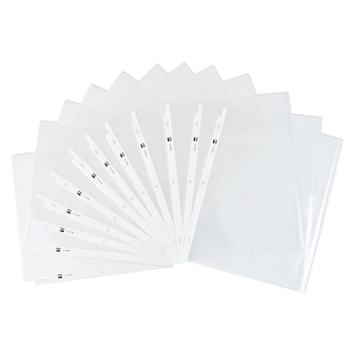 Sheet Protectors, Clear, Standard Weight, Letter Size, 100 Per Box, 2 Boxes - Loomini