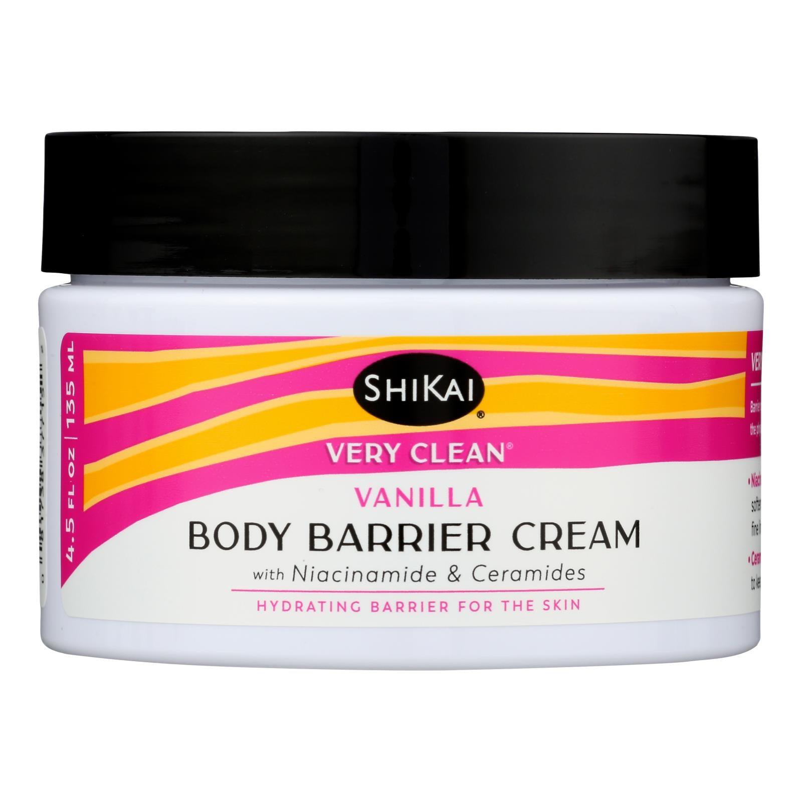 Shikai Products - Cream Barrier Vanilla - 1 Each-4.5 Fz - Loomini