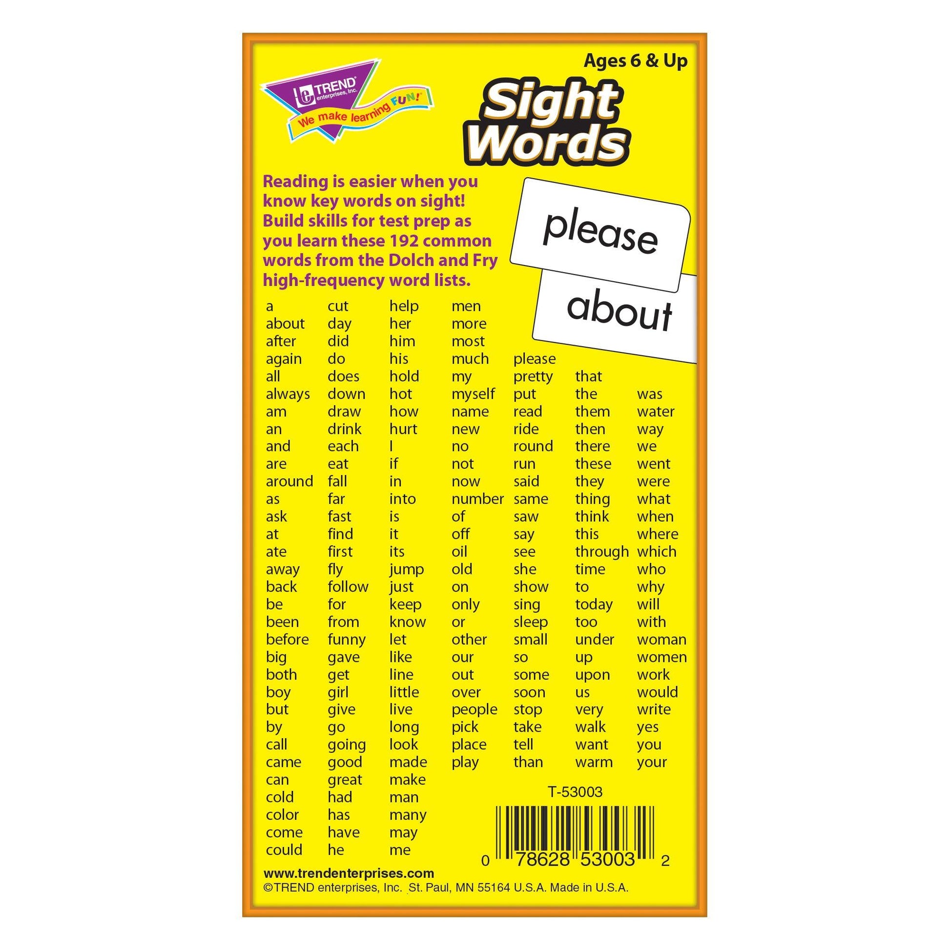 Sight Words Skill Drill Flash Cards, 3 Packs - Loomini