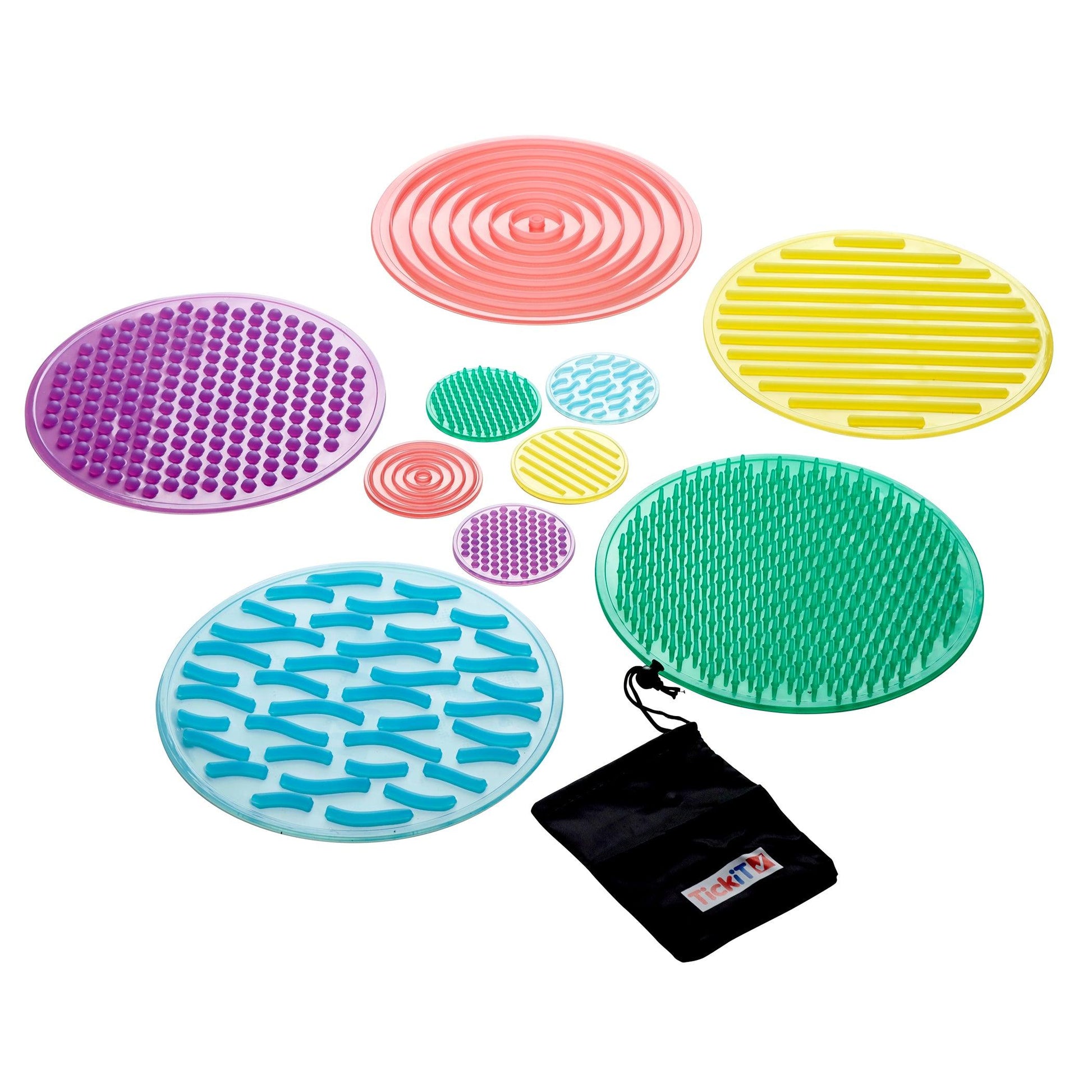 SiliShapes Sensory Circles - Set of 10 - Loomini