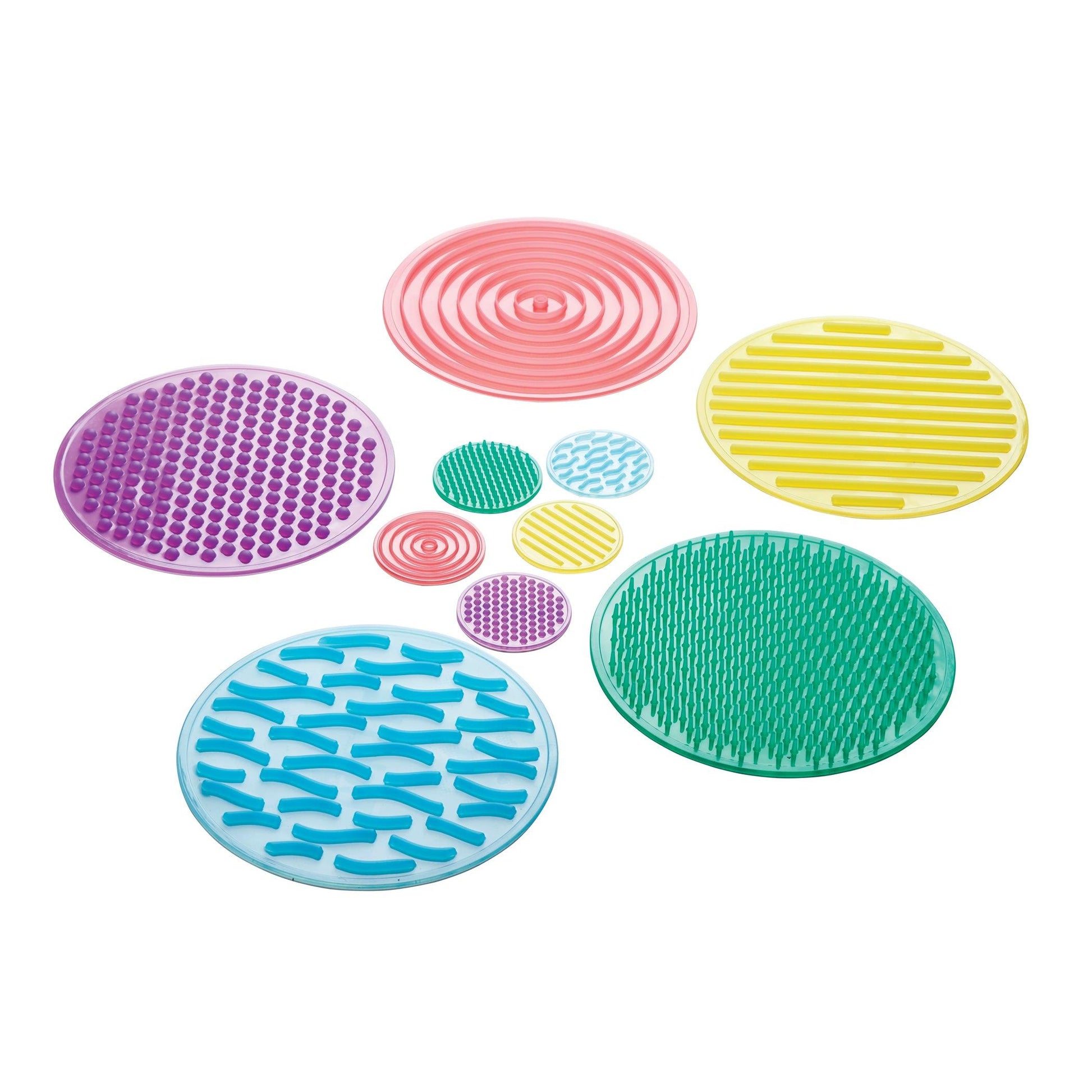 SiliShapes Sensory Circles - Set of 10 - Loomini