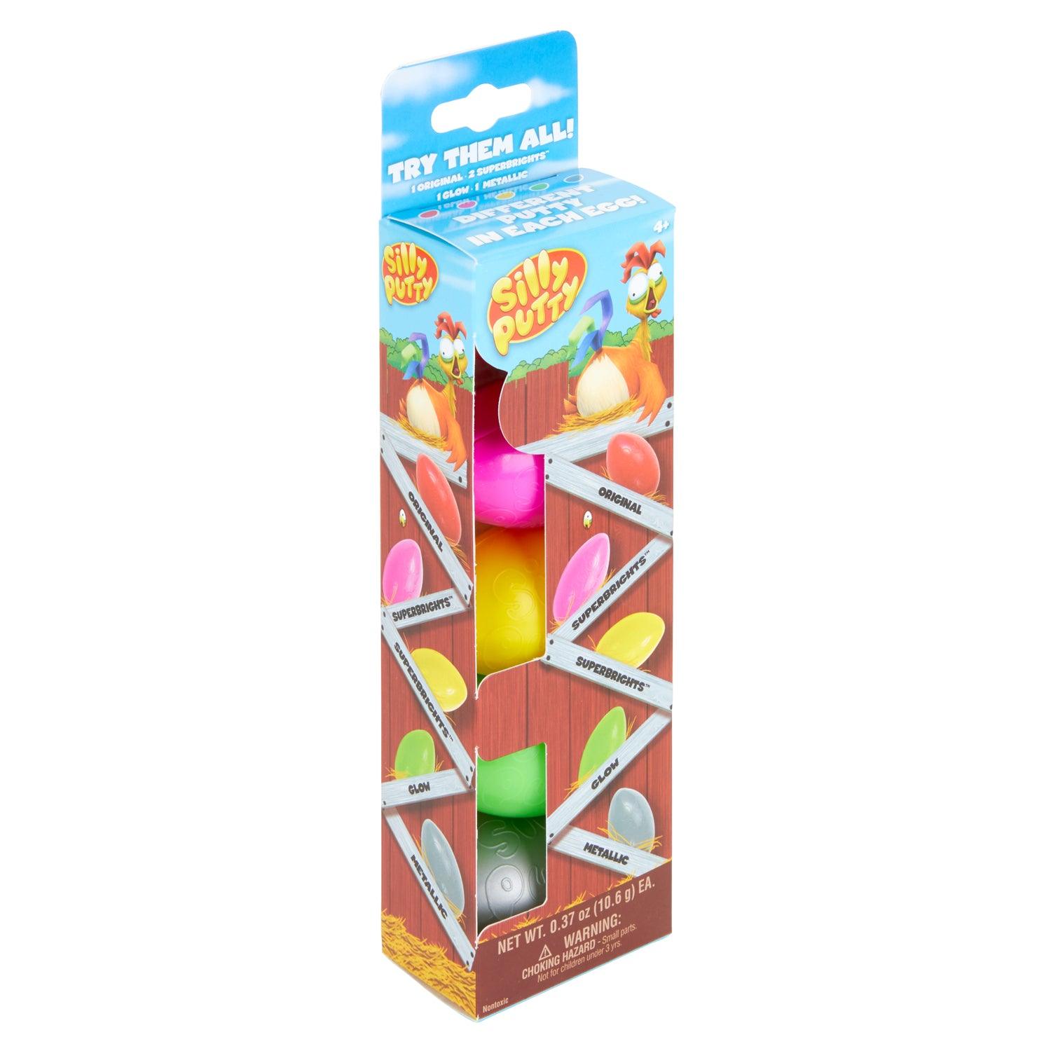 Silly Putty Eggs Party Pack, 5 Per Pack, 3 Packs - Loomini