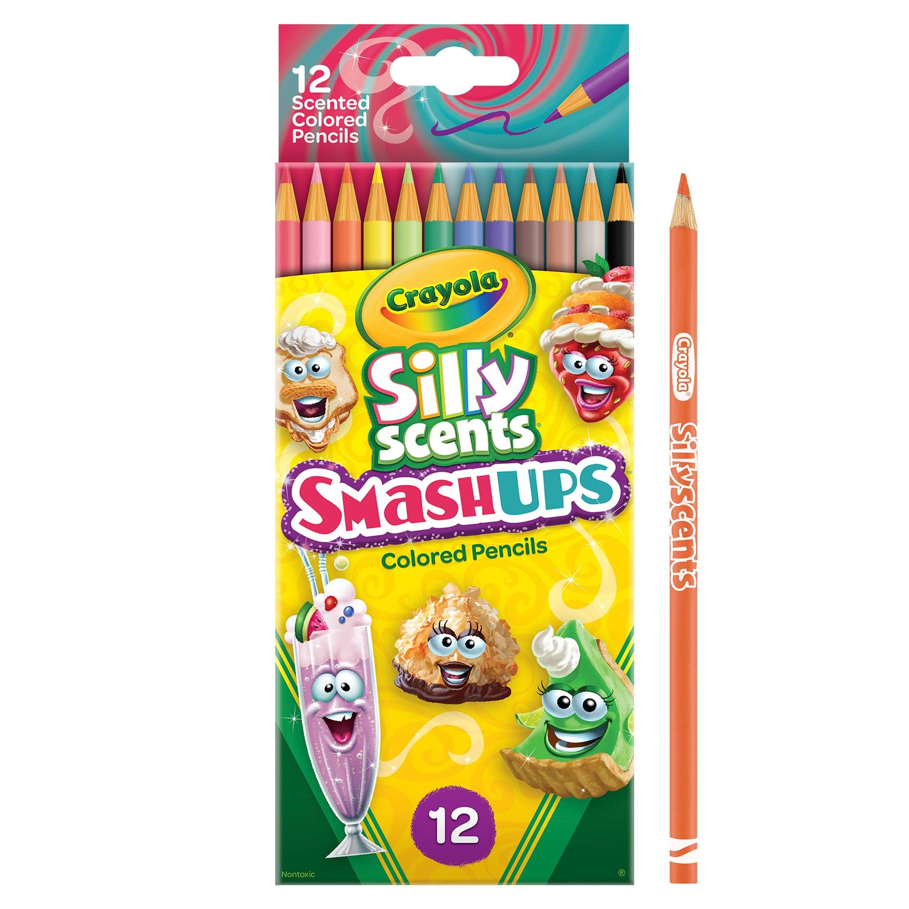 Silly Scents Smash Ups Colored Pencils, 12 Per Pack, 6 Packs - Loomini