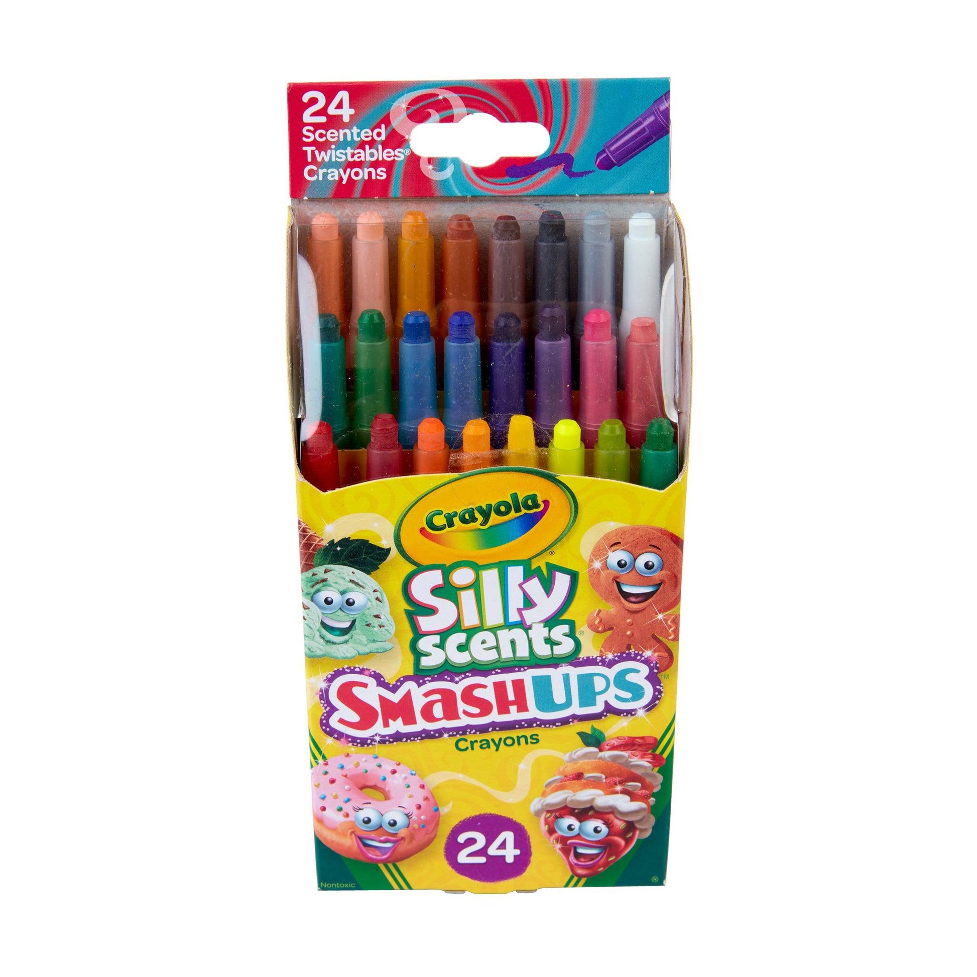 Silly Scents™ Smash Ups Mini Twistables Scented Crayons, 24 Per Pack, 4 Packs - Loomini