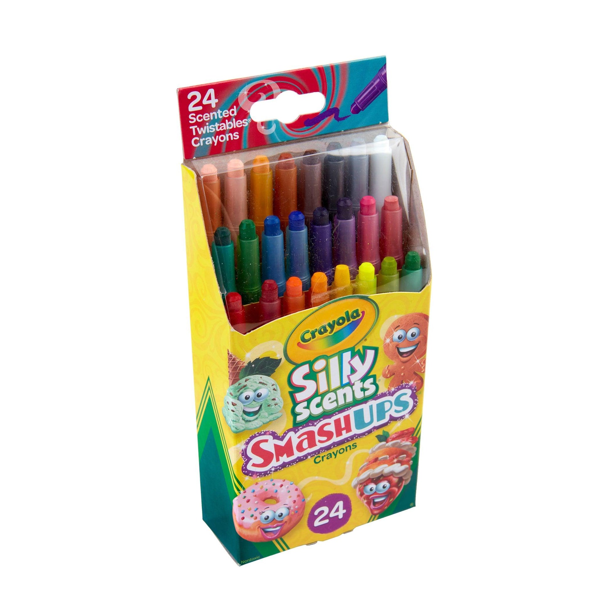 Silly Scents™ Smash Ups Mini Twistables Scented Crayons, 24 Per Pack, 4 Packs - Loomini