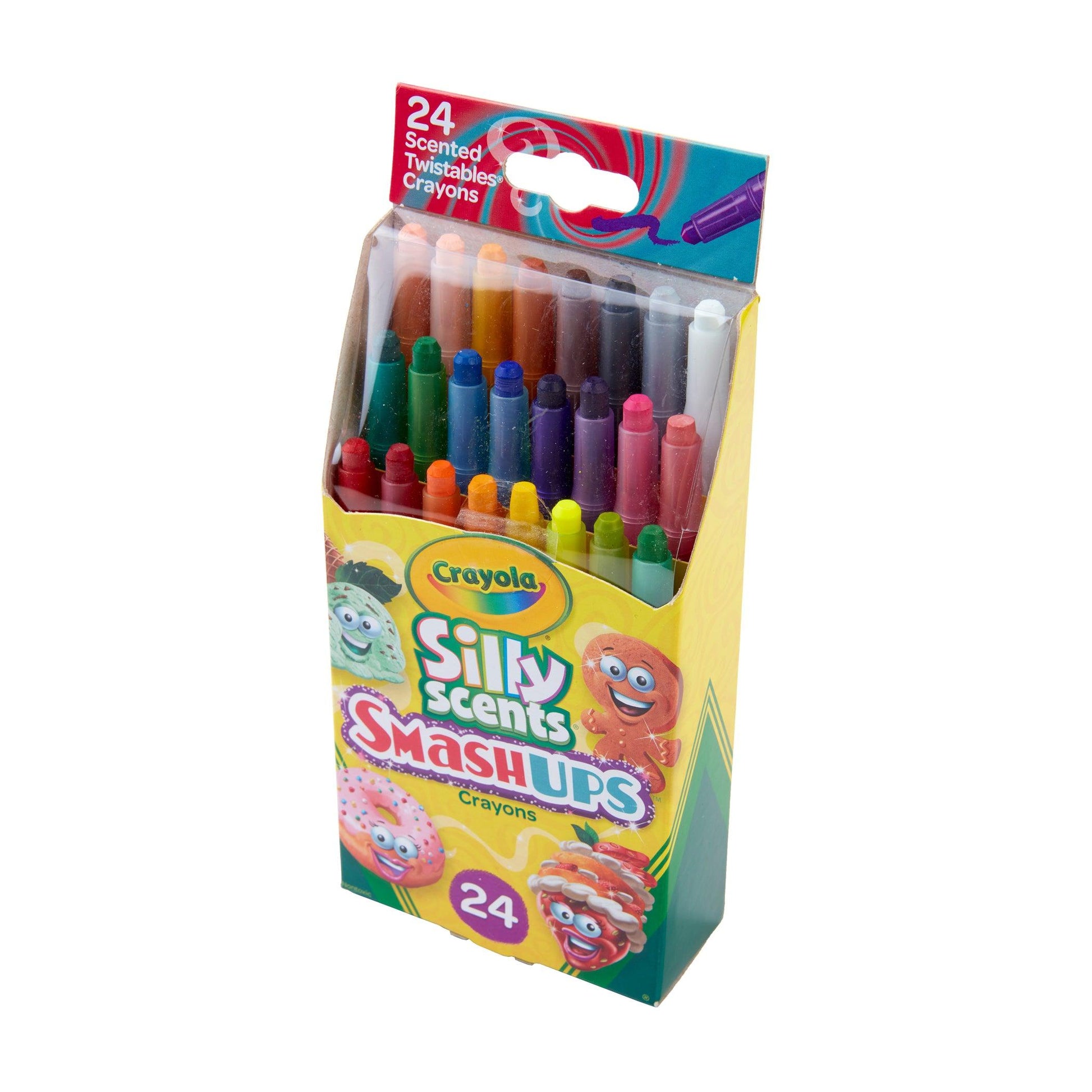 Silly Scents™ Smash Ups Mini Twistables Scented Crayons, 24 Per Pack, 4 Packs - Loomini