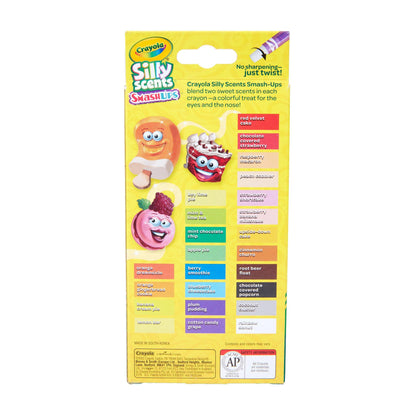 Silly Scents™ Smash Ups Mini Twistables Scented Crayons, 24 Per Pack, 4 Packs - Loomini