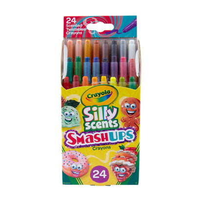 Silly Scents™ Smash Ups Mini Twistables Scented Crayons, 24 Per Pack, 4 Packs - Loomini