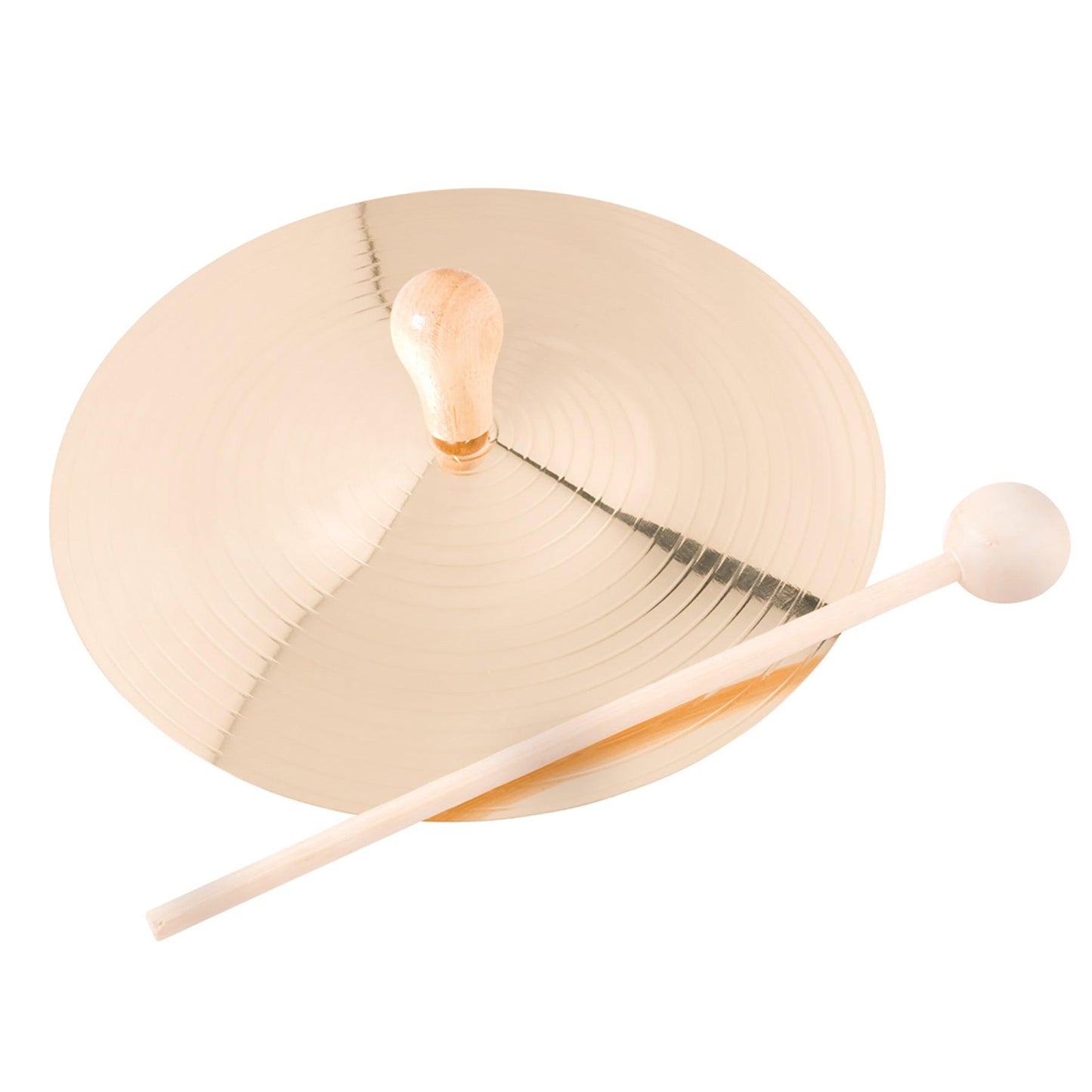 Single 6" Cymbal with Mallet - Loomini