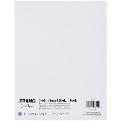 Sketch Smart Sketch Book, White, 11" x 8.5", 40 Sheets, Pack of 12 - Loomini