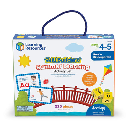 Skill Builders Summer Learning Activity Set - PreK to K - Loomini