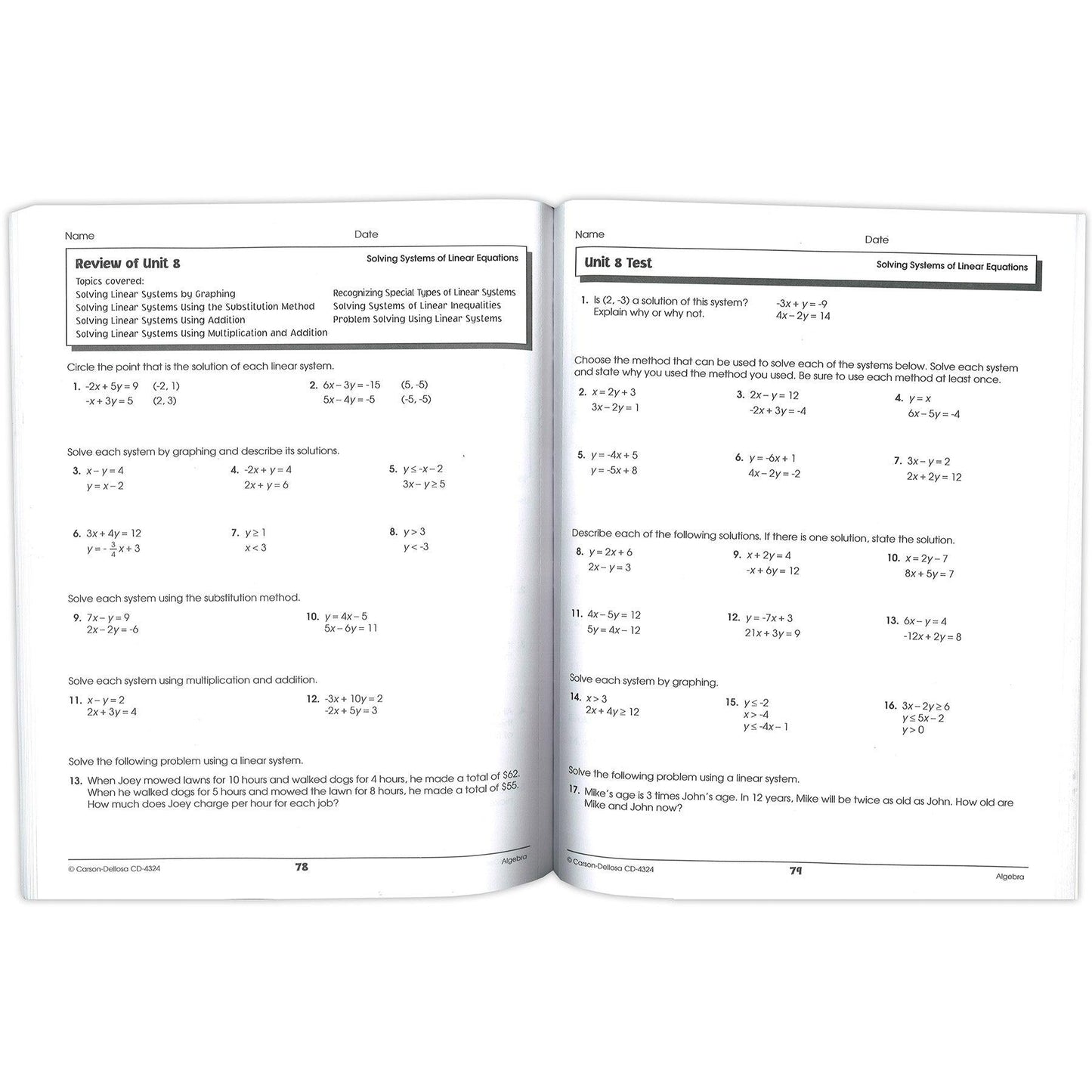 Skills for Success Algebra Resource Book, Grades 6-12, Paperback - Loomini