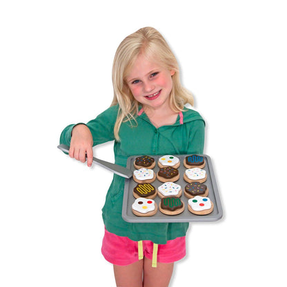 Slice and Bake Cookie Set - Wooden Play Food - Loomini