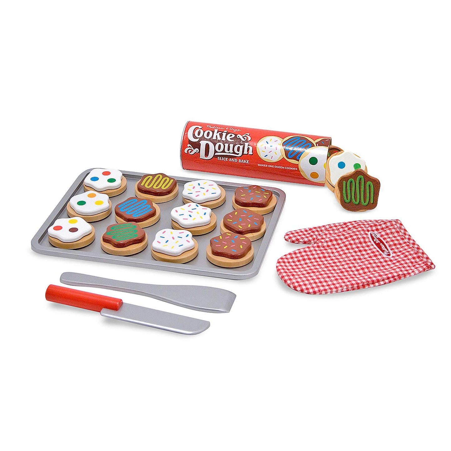 Slice and Bake Cookie Set - Wooden Play Food - Loomini