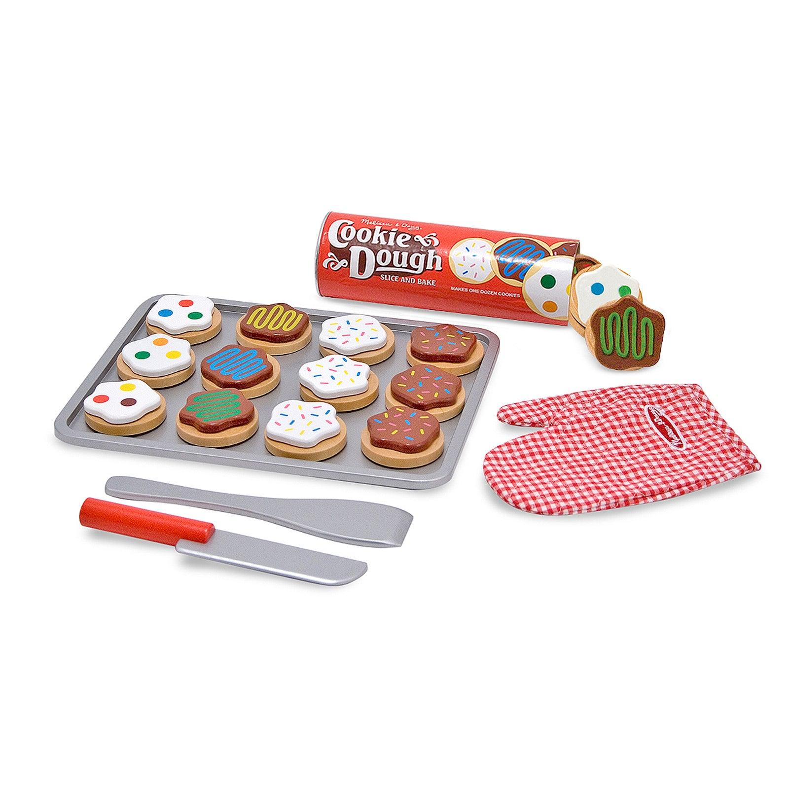 Slice and Bake Cookie Set - Wooden Play Food - Loomini