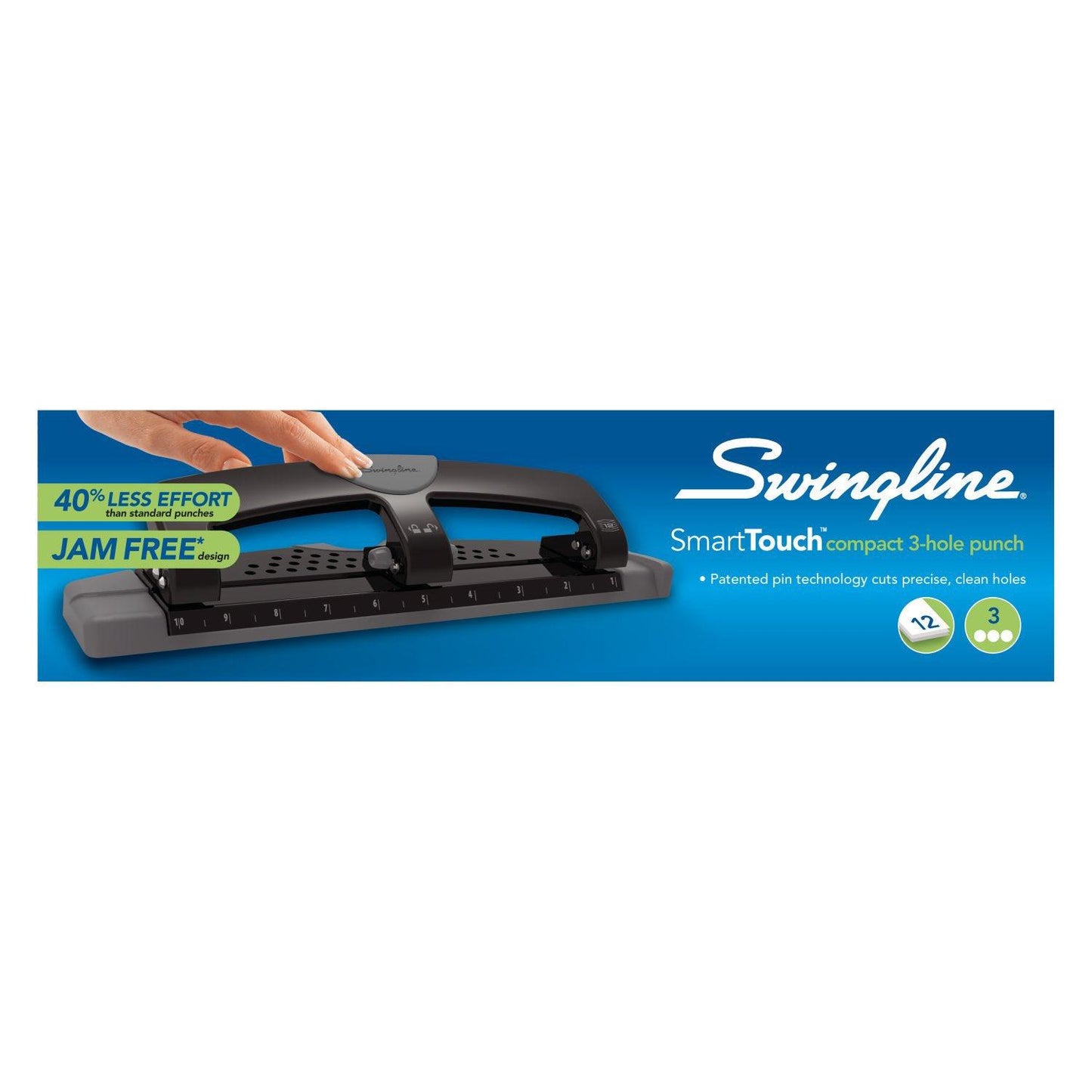 SmartTouch™ 3-Hole Punch - Loomini