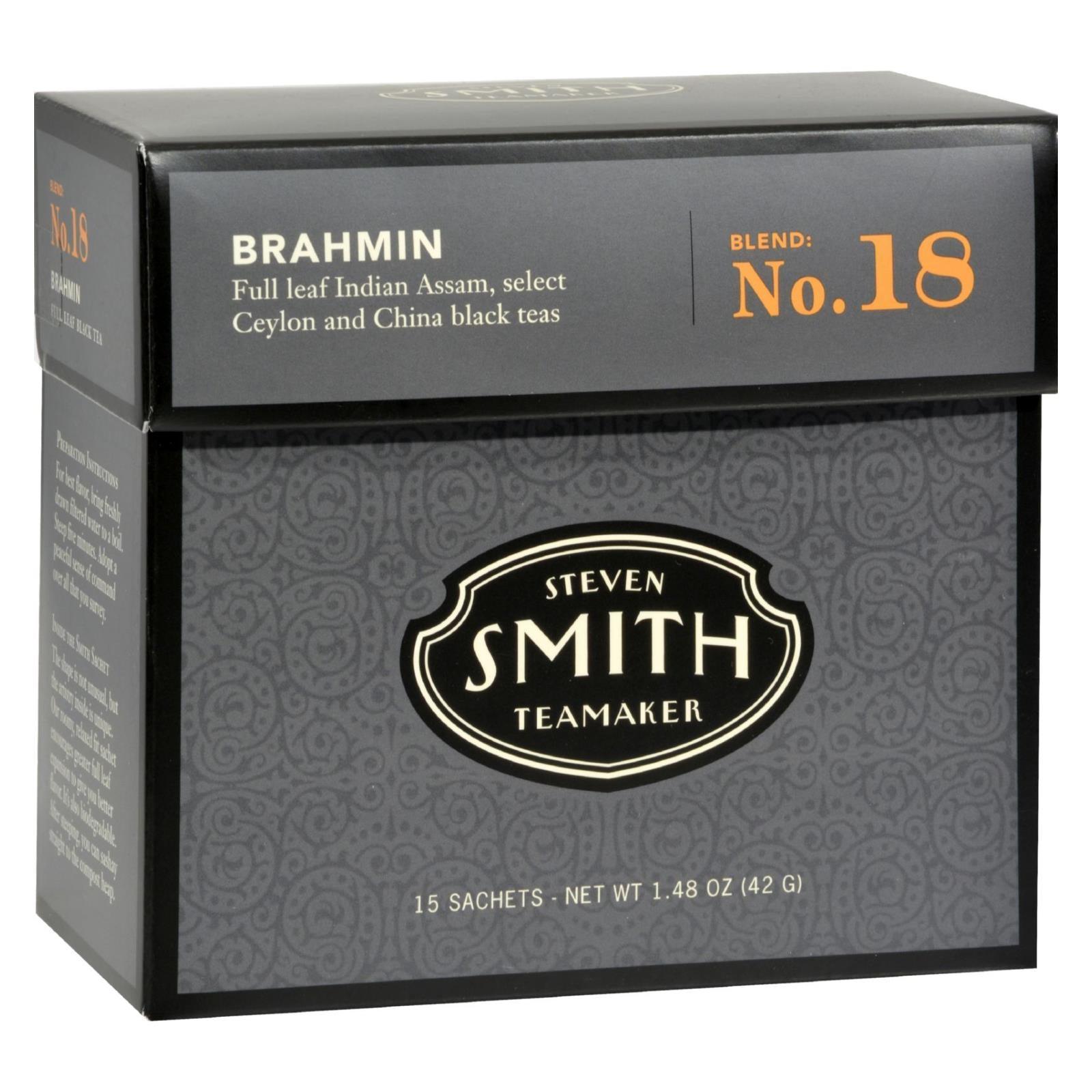 Smith Teamaker Black Tea - Brahmin - Case Of 6 - 15 Bags - Loomini