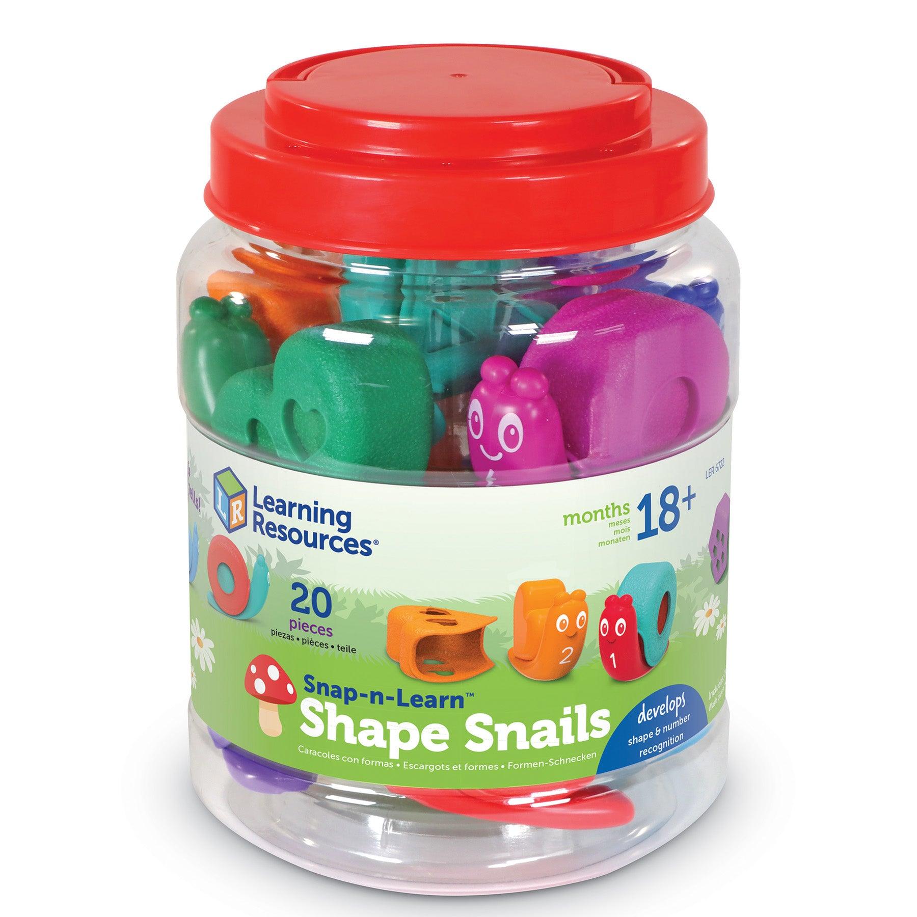 Snap-N-Learn™ Shape Snails - Loomini