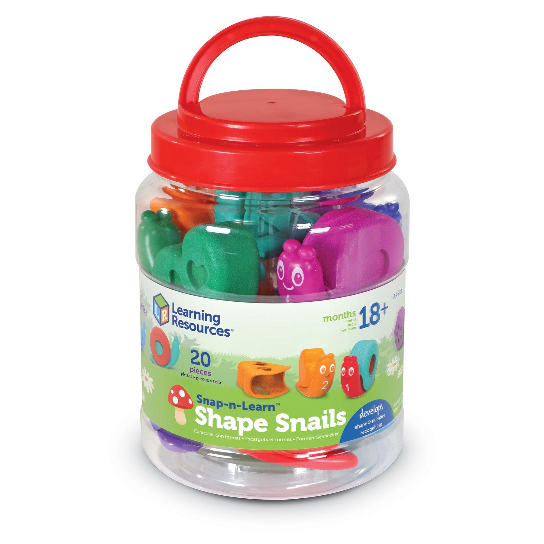 Snap-N-Learn™ Shape Snails - Loomini