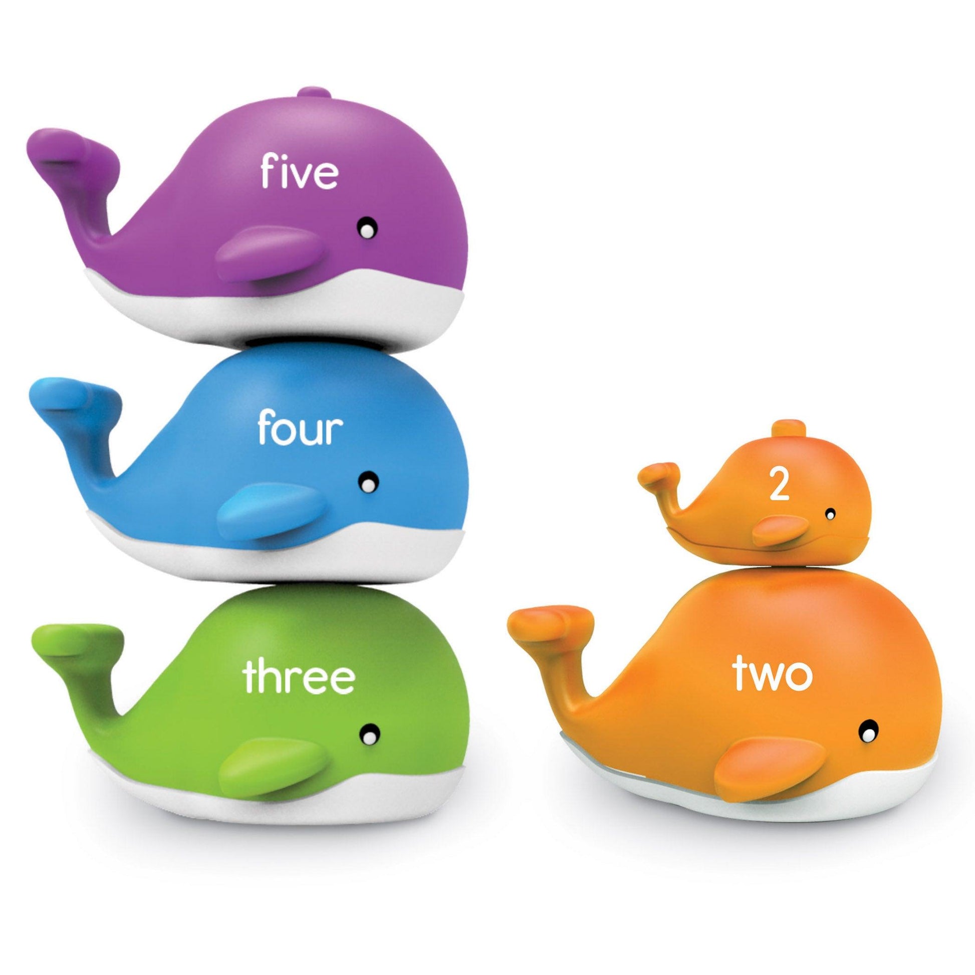 Snap-n-Learn™ Stacking Whales - Loomini