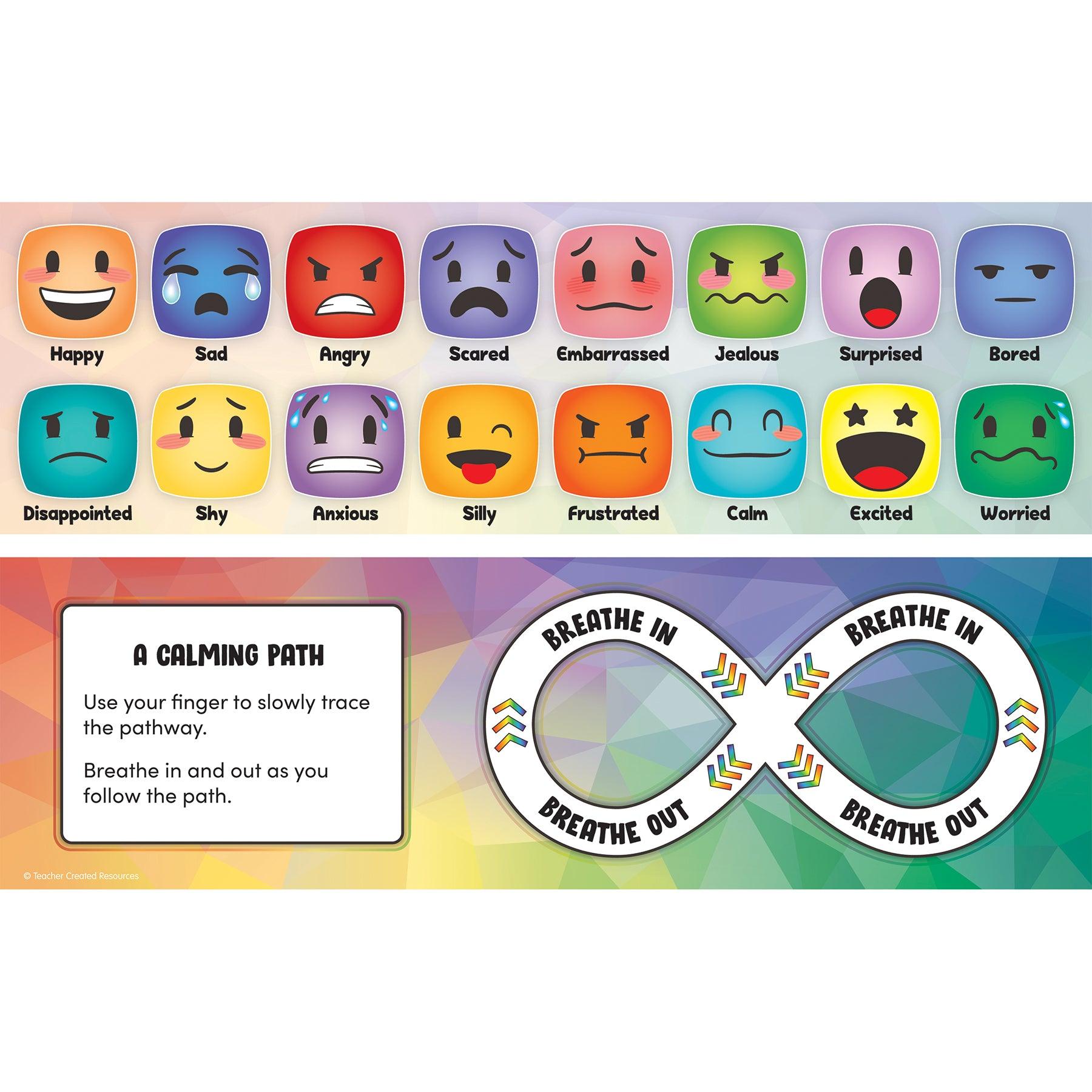 Social-Emotional Mood Meters, 11-1/2" x 3-1/2", 36 Per Pack, 2 Packs - Loomini