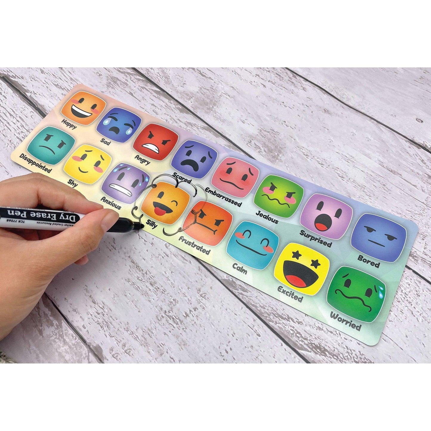 Social-Emotional Mood Meters, 11-1/2" x 3-1/2", 36 Per Pack, 2 Packs - Loomini