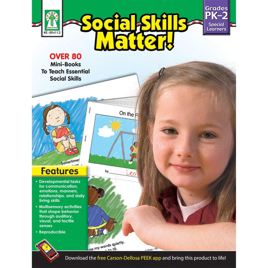 Social Skills Matter! Resource Book, Grade PK-2, Paperback - Loomini