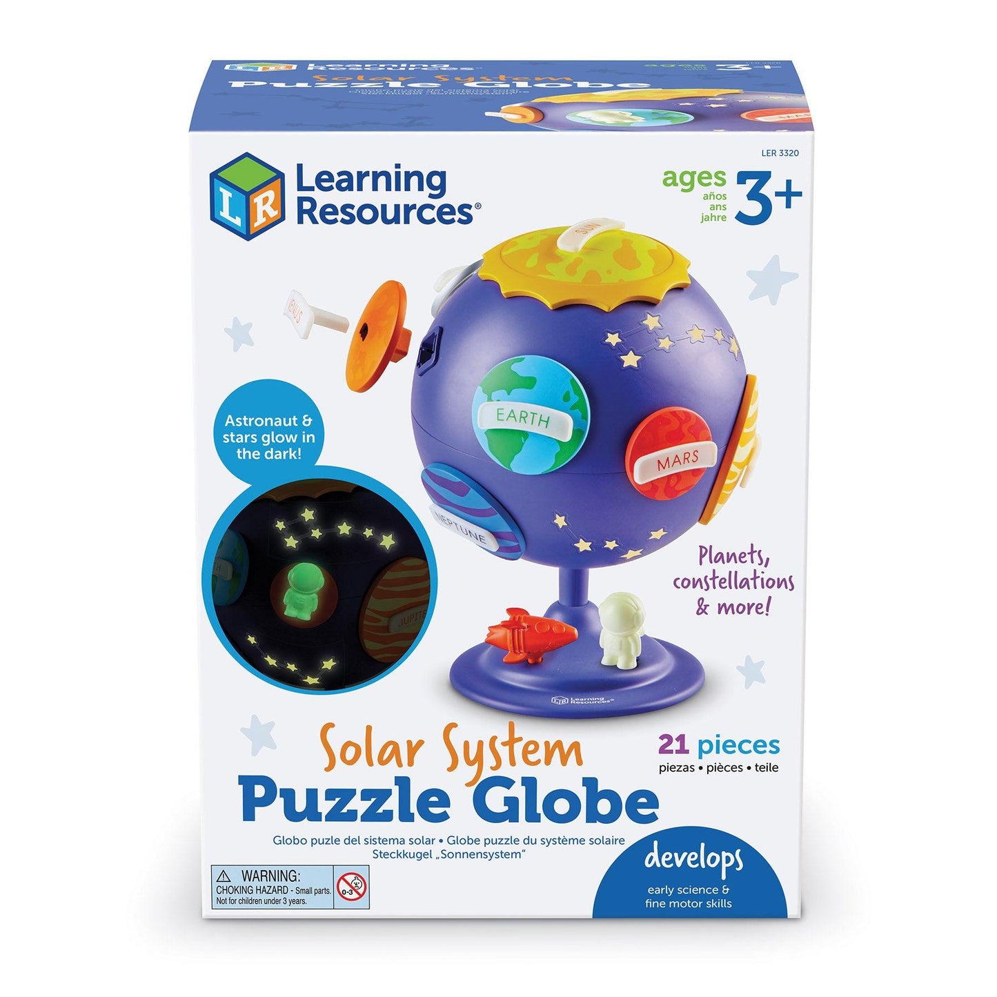 Solar System Puzzle Globe - Loomini