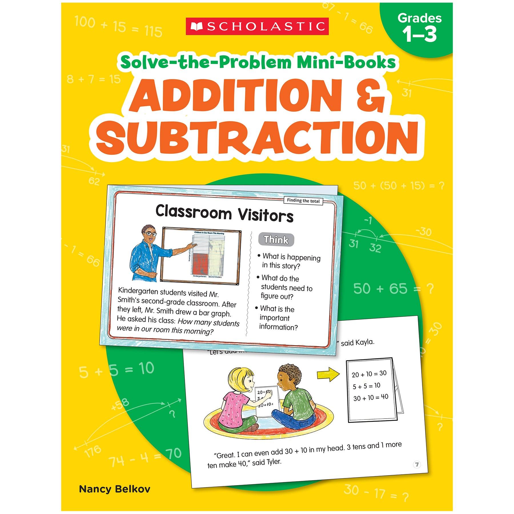 Solve-the-Problem Mini Books: Addition & Subtraction - Loomini