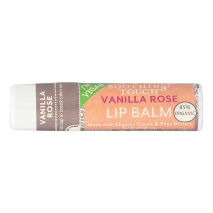 Soothing Touch Vanilla Rose Lip Balm Moisturizes And - Case Of 12 - .25 Oz - Loomini