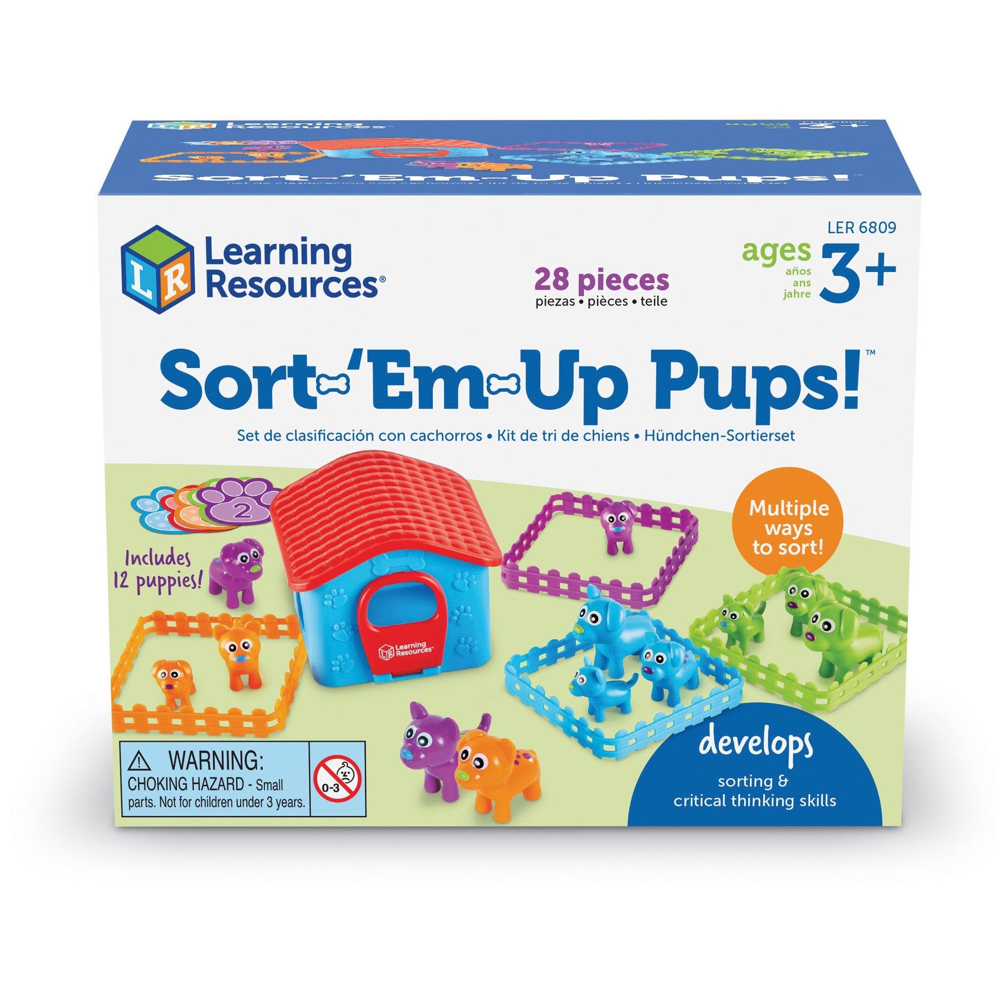 Sort Em' Up Pups Activity Set - Loomini