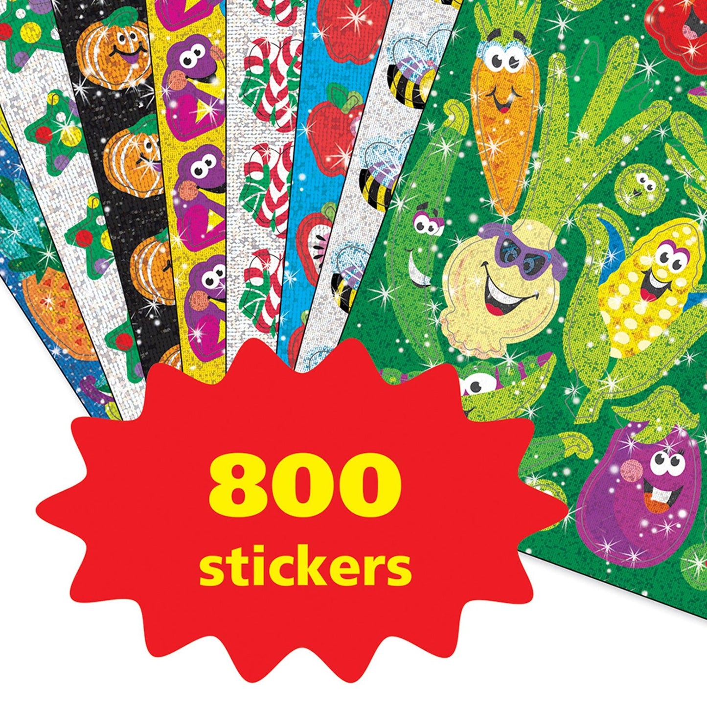 Sparkle Stickers® Assortment Pack, 800 Stickers - Loomini